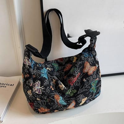 Grote Capaciteit Canvas Tas voor Dagelijks Gebruik Dames Nieuwe Trendy Mode Tote Bag Dames Ins College Schoudertas Dames gray