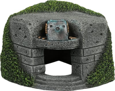 Aqua Della - Aquariumdecoratie - Vissen - Bunker 18,8x18,7x15,5cm - 1st