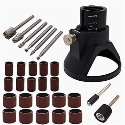 Dailygoods- Schuurpapier Set 29 Stuks - Schuurpapier Driehoek - Schuurpapier 125mm - Schuurpapier Fijn - Schuurpapier Rond - Geschikt voor Dremel Accessoires - Schuurset