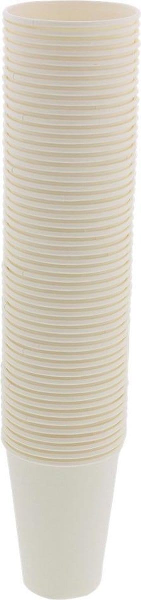 200x Papieren bekers  200ml voor BBQ dagje, reizen, vakantie enz.