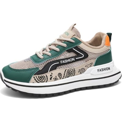 Ademende mesh casual schoenen voor heren, zomer, zachte zool, antislip, comfortabele sportschoenen, modieus, veelzijdig, buitenschoenen, hardloopschoenen 44 gray