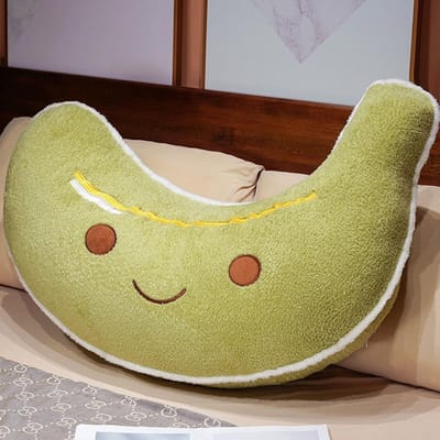 Creatief Banaan Kussen Pluche Speelgoed Katoen Gevuld Gezellig Banaan Plaid Kussen Rugkussen Mooie Kamer Decoratie 35cm