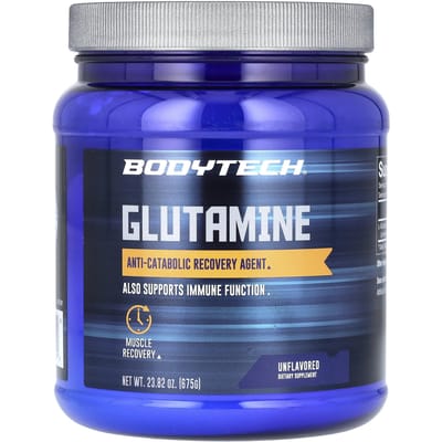 BodyTech, Glutamine, Non aromatisée, 4,5 g, 23,82 oz (675 g)