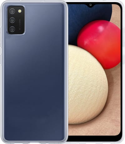 Hoesje - Geschikt voor Samsung Galaxy A03s - Sterk & Shockproof - Hoes Cover - Siliconen Case - Telefoonhoesjes - Transparant