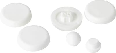 WC-bril zitkussen set - Toiletbril onderdelen - Badkamer renovatie - Originele reserveonderdelen - 10 x 10 cm - Neutraal