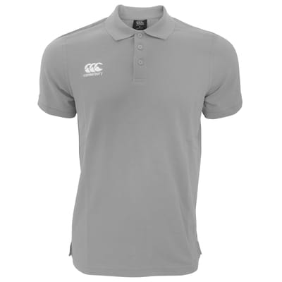 Canterbury Heren Waimak korte mouw Pique Polo Shirt (Grijze Mergel)