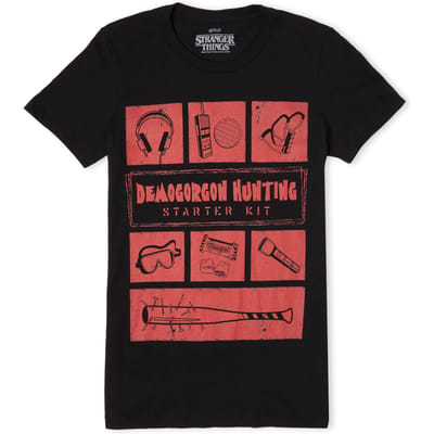 Stranger Things Demogorgon Hunter Women's T-Shirt - Black - L