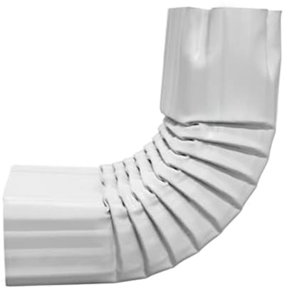 Regengoot bend 90° verlengstuk voor regenafvoeren 3x4" A-stijl