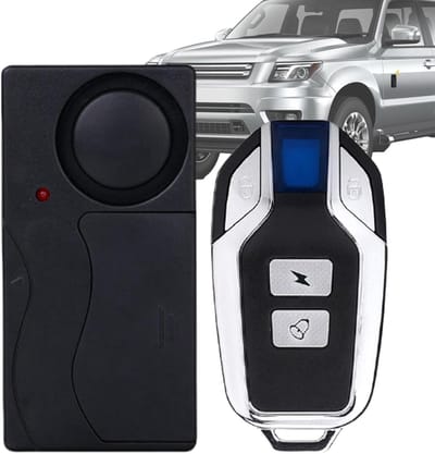 Motor Alarm - Diefstalbeveiliging - Voertuig Beveiligen - 110dB Sirene - Compact Formaat - Zwart