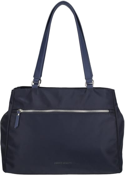 Enrico Benetti Caroline Handtas - Shopper met 13 inch Laptopvak - Laptoptas - Blauw