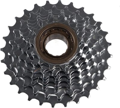 7 Versnellingen Vrijloop, Verstevigd Stalen Rotatieflywheel, 13-28t Schroefdraad Flywheel voor Mountainbikes en Elektrische Fietsen, Duurzaam en Betrouwbaar