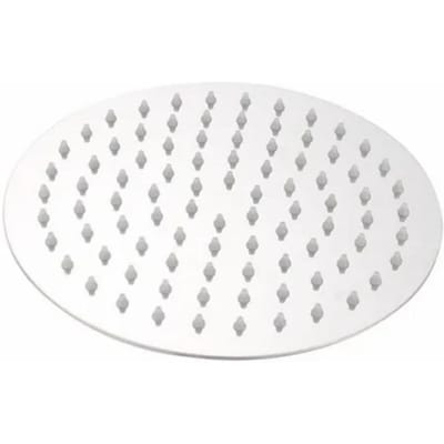 201 Roestvrij Staal Douchekop 8 Inch Hoge Druk Regenval Douchekop voor Badkamer Tour white