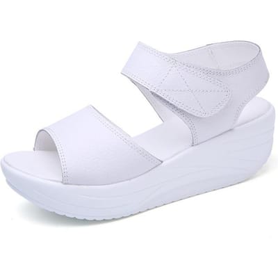 Femmes gelée chaussures médical fille sandale amortisseur sandales été luxe femme tongs Choes Tennis 40 blanc