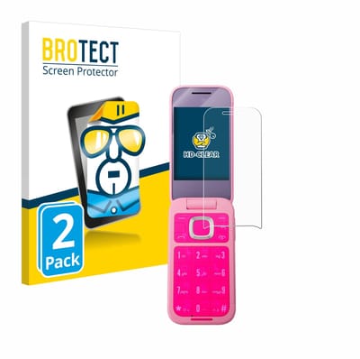 BROTECT - Screenprotector voor HMD Barbie Phone - Folie Beschermfolie transparant 2 Stuks