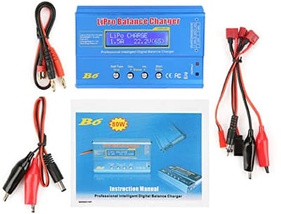 Dailygoody - Digitale LCD Balanslader - Parallel Oplader - Geschikt voor Diverse Batterijtypes - Compact Formaat - Stabiele Ontlader - Voor RC Batteri