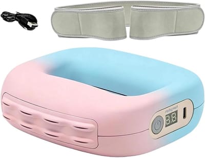 Fullbody Massagering - Fascia Ring - Spierontspanning Thuis - 8 Trillingsmodi - 17.5 x 8 x 14.5 cm - Zwart