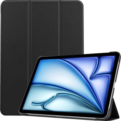 Tablethoes geschikt voor iPad Air 13 (2024/2025/2026) Hoesje -Zwart