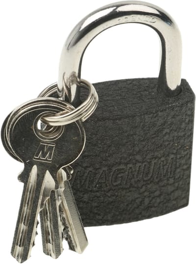 XL-Tools Versterkte Gietijzeren Hangslot 40mm met 3 Sleutels