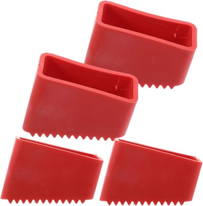 Laddervoet Hoezen - Ladder Pads - Vloer Beschermen - Antislip Ontwerp - 4 stuks - Roze