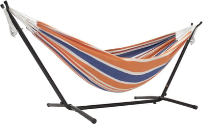 Vivere Dubbele Hangmat met Standaard - Orange Punch