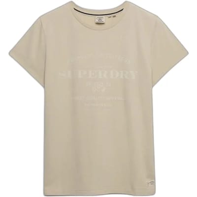 Dames-T-shirt Superdry Luxe Casual Classic