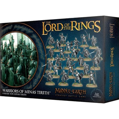 Set van 24 32-delige figuurtjes Games Workshop Warhammer Middle Earth - Guerriers de Minas Tirith