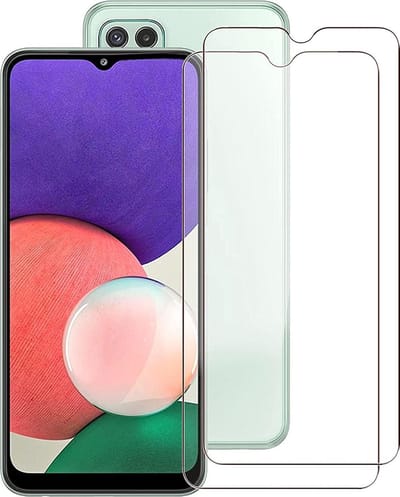 Screenprotector Geschikt voor Samsung Galaxy A22 5G - Screenprotector Geschikt voor Samsung Galaxy A22 5G Screenprotector Glas - Galaxy A22 5G Screen Protector - 2 stuks