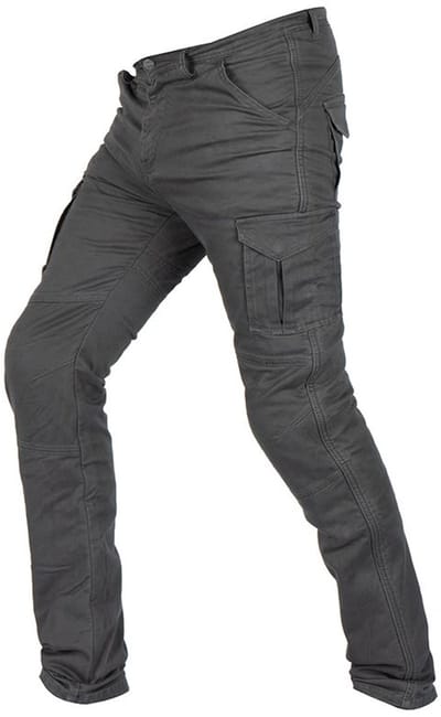 MOTOBLOUZ Motorbroek BATILIUS Mannen Donkergrijs XXXL CE-gekeurd