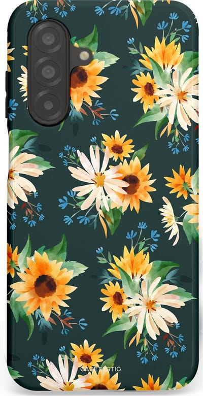 Casetastic Hoesje Geschikt voor Samsung A26 - Stijlvolle Beschermende Duo-layer Case - Zonnebosjes