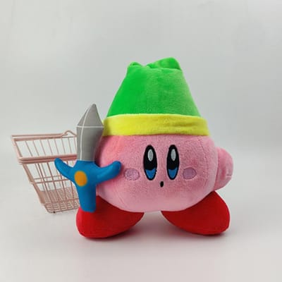 Anime Kirby Pluche Speelgoed Kawaii Schattige Roze Peluche Cartoon Zacht Gevuld Dier Pop Pluizig Kussen Huis Kamer Decor Verjaardagscadeau Kind