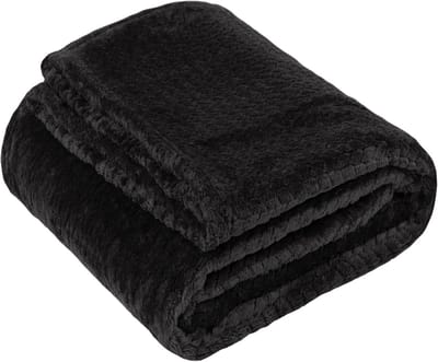 Wafel gebreide chenille deken zacht 250 g/m² voor thuisdecoratie
