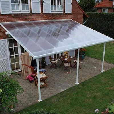Transparante Dakplaten - Polycarbonaat Platen - Kassen en Overkappingen - Slagvast en UV-bestendig - 0.8m x 6m - Helder