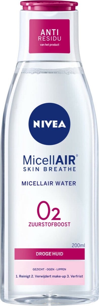 Nivea - O2 Zuurstofboost Micellair Water - Droge Huid - 200 ml