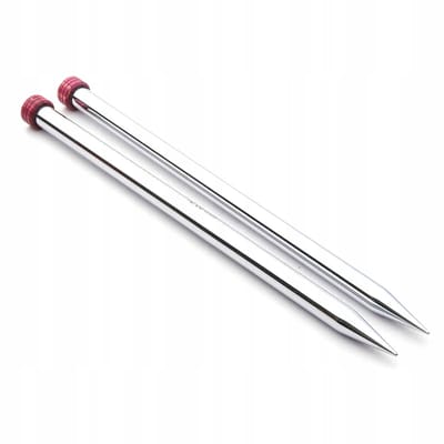 KnitPro Rechts Metalen Breinaalden 25cm - 2.50mm