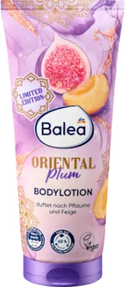 Balea Bodylotion Oriental Plum | 1x 200 ml - Pruim & Vijg - Met sheaboter en glycerine | Limited Edition 2025