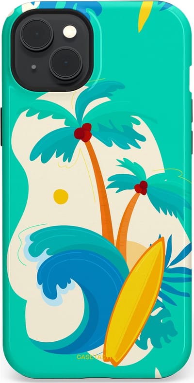 Casetastic Hoesje Geschikt voor Apple iPhone 15 Plus Magsafe - Stijlvolle Beschermende Duo-layer Case - Golvennoot
