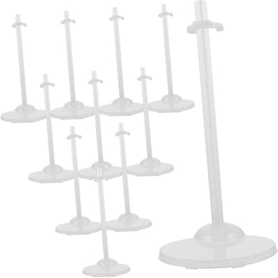 Poppenstandaards - Displayhouders - Verzamelingen Tonen - Stevige Structuur - 15 Stuks - Transparant