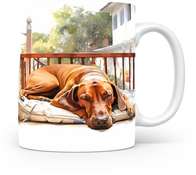 Mok Rhodesian ridgeback Beker voor koffie of tas voor thee, cadeau voor dierenliefhebbers, moeder, vader, collega, vriend, vriendin, kantoor, opa, oma, hond, kerst, sinterklaas, verjaardag