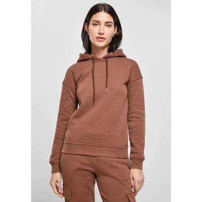 Urban Classics - Organic bark Hoodie/trui - XS - Bruin