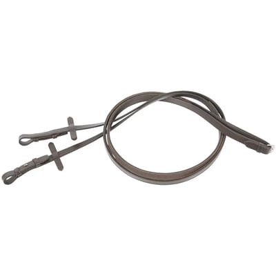 Harry's Horse Teugels leder met rubber gevoerd - maat Cob - brown