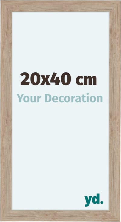 Your Decoration - Fotolijst 20x40 cm - MDF - Eiken Licht - Como