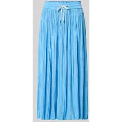 Midirok in plissé-look