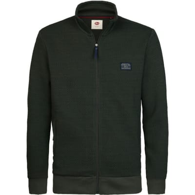 Petrol Industries - Heren Sweater met rits bij de kraag steelcrest - Groen - Maat L