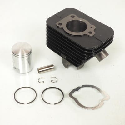 Cylindre fonte Ø38.4mm DR RACING pour mobylette Piaggio 50 Ciao axe Ø12 KT00004