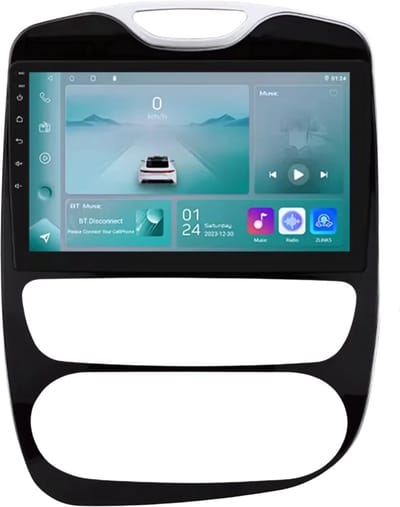 Autoradio met bluetooth - Carplay - Voor Renault Clio 4 (2016-2019) - Geschikt voor Apple en Android - Stereo - Navigatie - Navigatiesysteem auto - 1GB 32GB