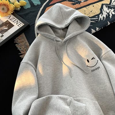 Klein Fris Vest Heren Nieuw Oversized en Eenvoudig Jack met Capuchon voor Herfst en Winter Hoge Kwaliteit Duurzame Constructie Praktisch Dagelijks Gebruik 5XL lichtgrijze kleur