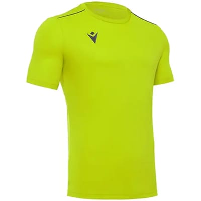 Macron Rigel Hero Shirt Korte Mouw Heren - Fluogeel | Maat: S