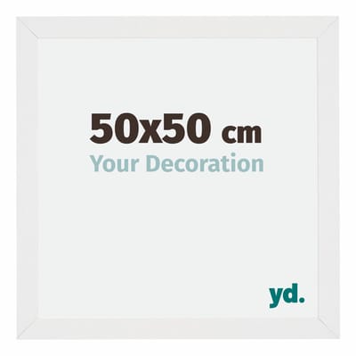 Your Decoration - Fotolijst 50x50 cm - MDF - Wit Hoogglans - Mura