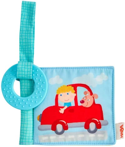 Haba buggyboek voertuigen - baby speelgoed boekje voertuigen.