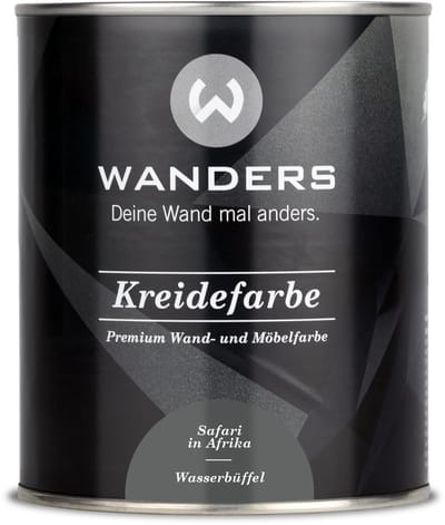Wanders24 Shabby Chic krijtverf – 750 ml – waterbuffel grijs mat